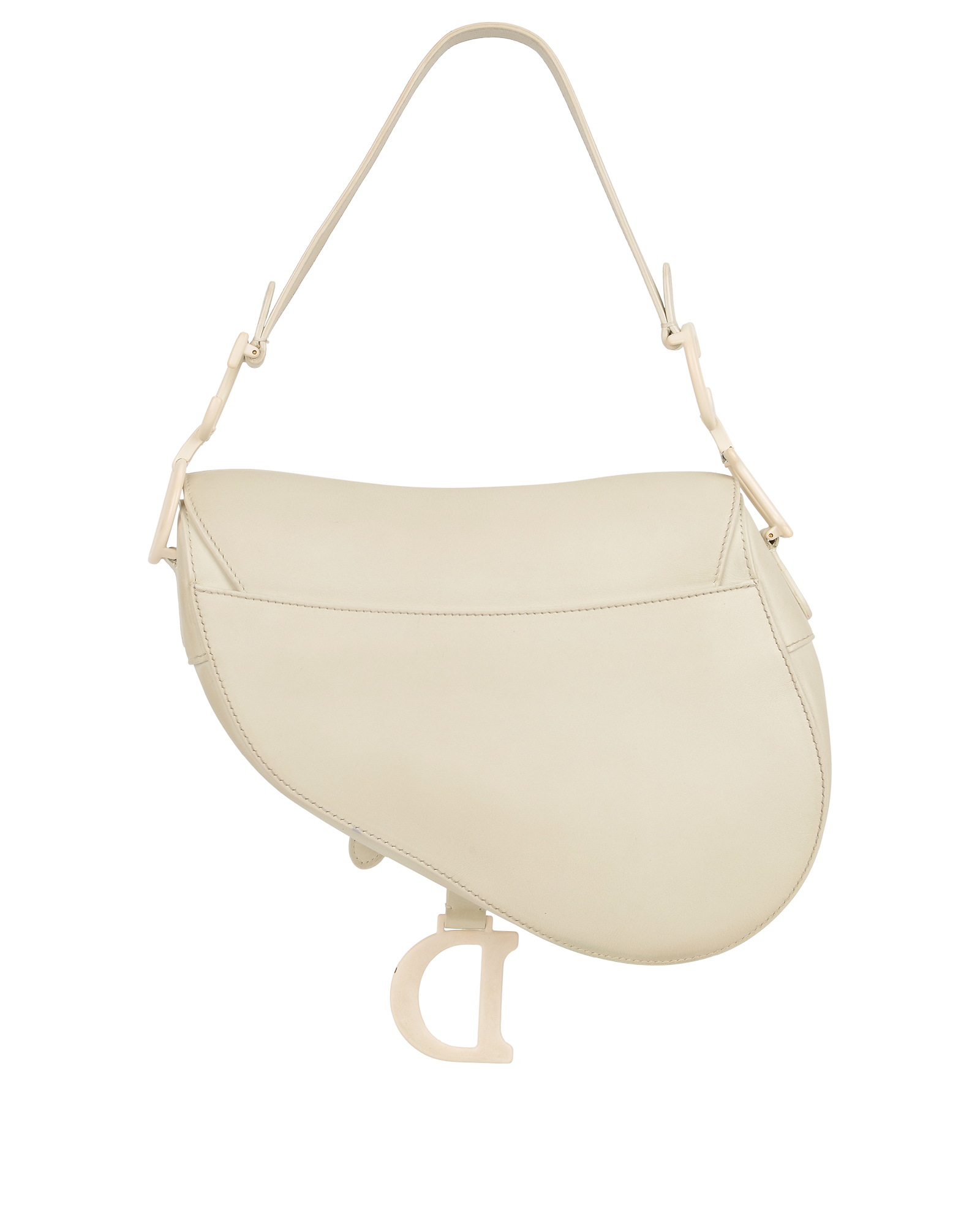 Saddle, &pound;2,600, Handbags, White, Leather, Back view